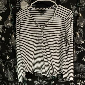 Lucky Brand Striped Blouse